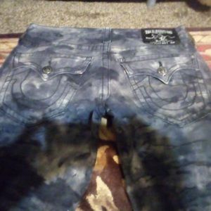 Used size 32 black and gray tie dye
